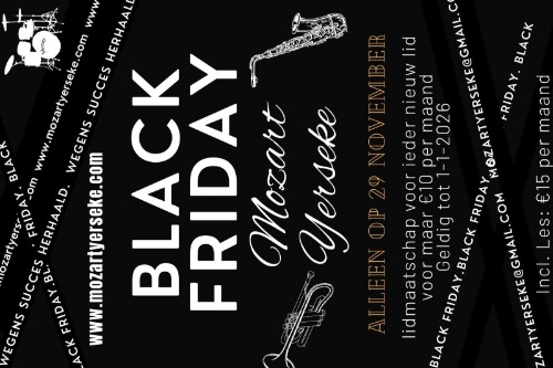 Flyer van onze speciale actie op Black Friday