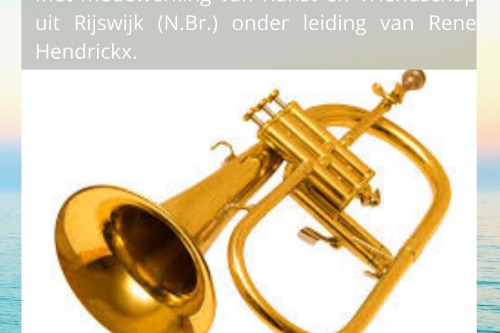 Flyer jaarconcert in Terhaere te Yerseke
