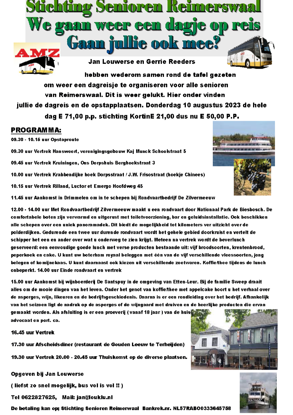 Dagreis Senioren Reimerswaal